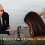 "Lawyer advising a couple during legal consultation for mutual consent divorce under Indian family law."