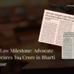 Corporate Law Milestone Advocate Anirudh Secures ₹94 Crore in Bharti Telecom Case