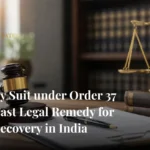 Summary Suit under Order 37 CPC for fast money recovery through documentary evidence in India - Anirudh Associate
