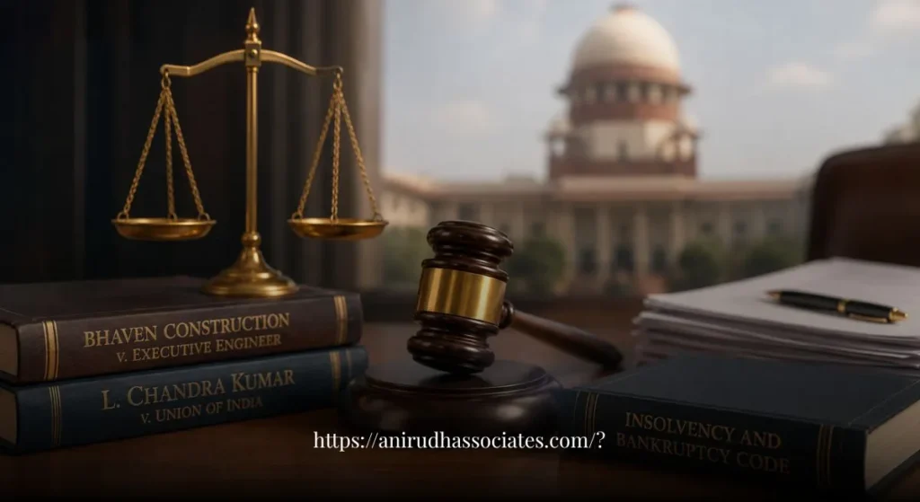 Why courts exercise restraint when a High Court Interfere in IBC matters under the Insolvency and Bankruptcy Code- ANIRUDH ASSOCIATE