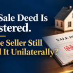 Unilateral cancellation of registered sale deed