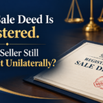 Your Sale Deed Is Registered. Can the Seller Still Cancel It Unilaterally
