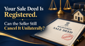 Your Sale Deed Is Registered. Can the Seller Still Cancel It Unilaterally