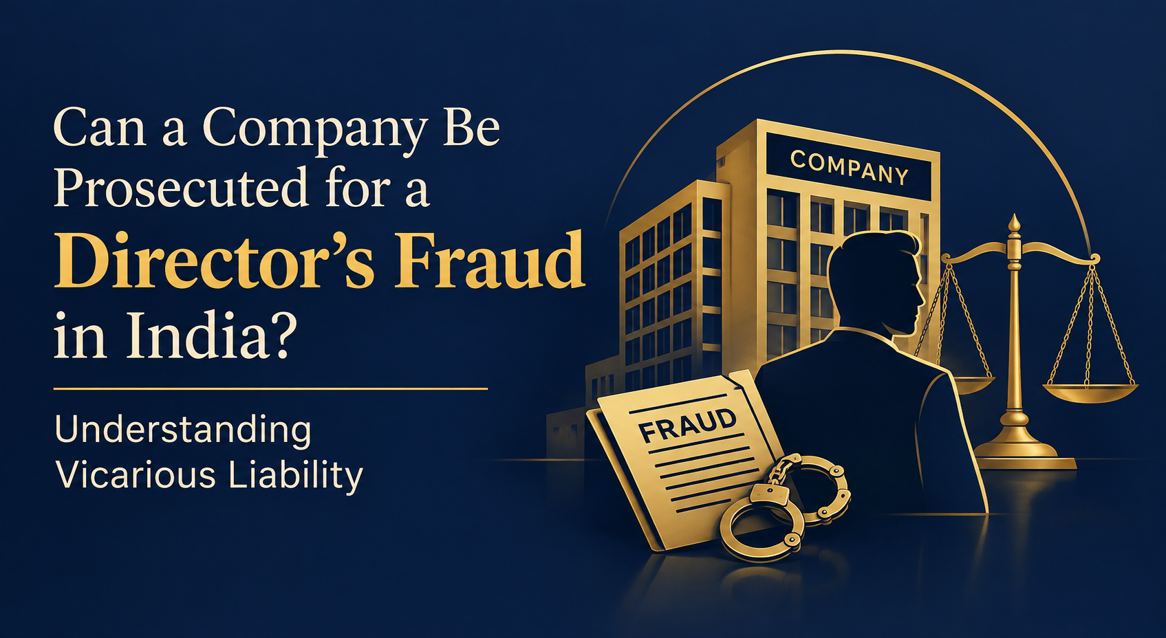 Can a Company Be Prosecuted for a Director’s Fraud in India? Understanding Vicarious Liability